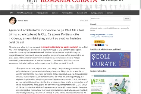 Agresorul accidentat în incidentele de pe Râul Alb a fost trimis, cu elicopterul, la Cluj. Ce spune Poliția și câte incidente, amenințări și agresiuni au avut loc înaintea celei de azi