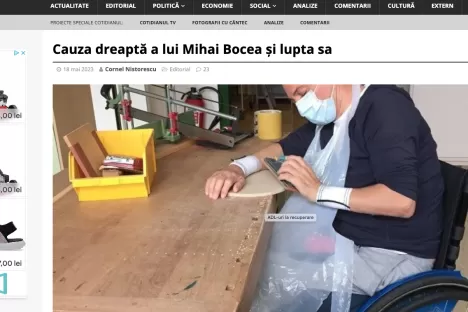 Cauza dreaptă a lui Mihai Bocea și lupta sa